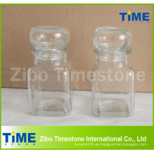 Barato vaso de vidrio pequeño de 150 ml con tapa sellable de vidrio